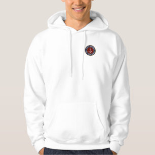 Kapitän Personalisiert Maroon Anchor Logo-Hoodie Hoodie