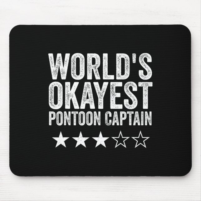 Kapitän Pontoon Boat Boati Mousepad (Vorne)
