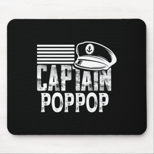 Kapitän Poppop - Segelkapitän Hut Bootseigner Bo Mousepad