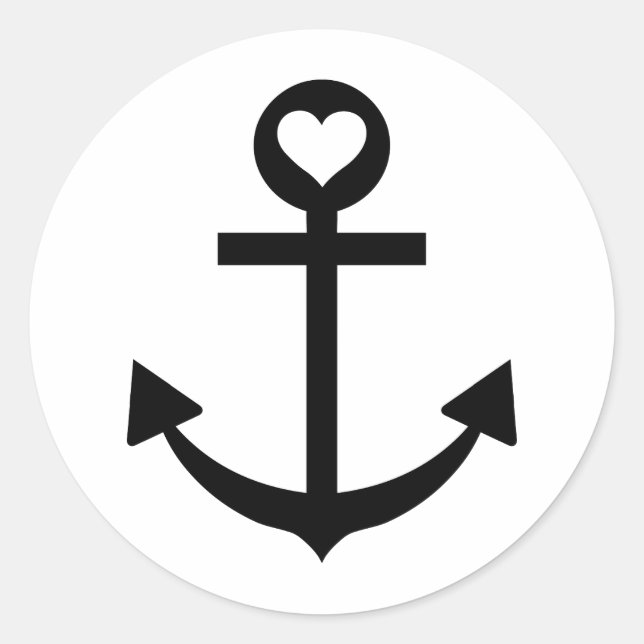 Kapitän Runder Aufkleber (Vorderseite)