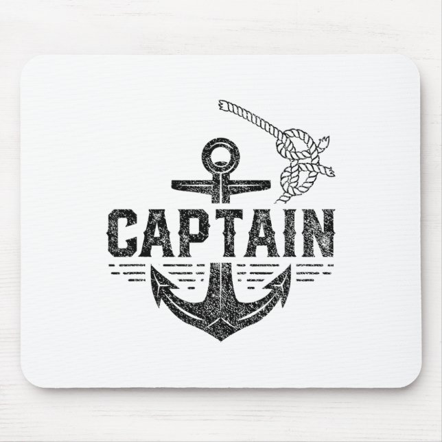 Kapitän Schiff Boot Besitzer Skipper Liebhaber  Mousepad (Vorne)