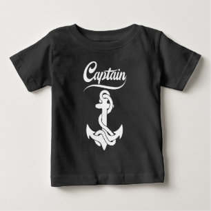 Kapitän Segelboot Anker Nautisches Design Baby T-shirt