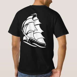 Kapitän Segelboot Anker Nautisches Design T-Shirt