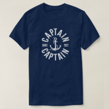 Kapitän Seit 2022 T - Shirt (Personalisiertes Jahr