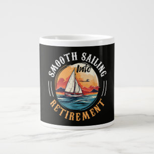 Kapitän Smooth Sailing in den Ruhestand Jumbo-Tasse