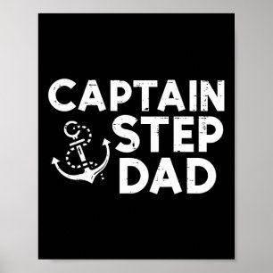 Kapitän Stiefvater Bootsbesitzer Familie Stiefvate Poster