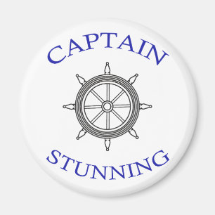 "Kapitän Stunning" Magnet