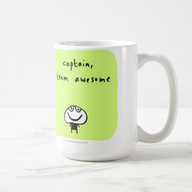 Kapitän, Team fantastisch Kaffeetasse (Rechts)