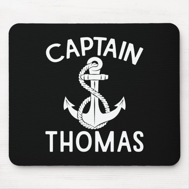Kapitän Thomas Anker Yacht Bootfahren Schiff Boot  Mousepad (Vorne)