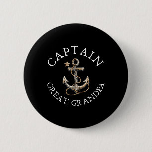 Kapitän Urgroßvater Boot Segeln Bootsfahrt Vintage Button
