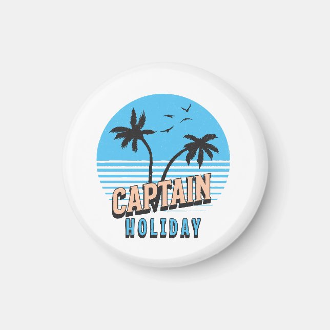 Kapitän Urlaub Magnet (Vorne)