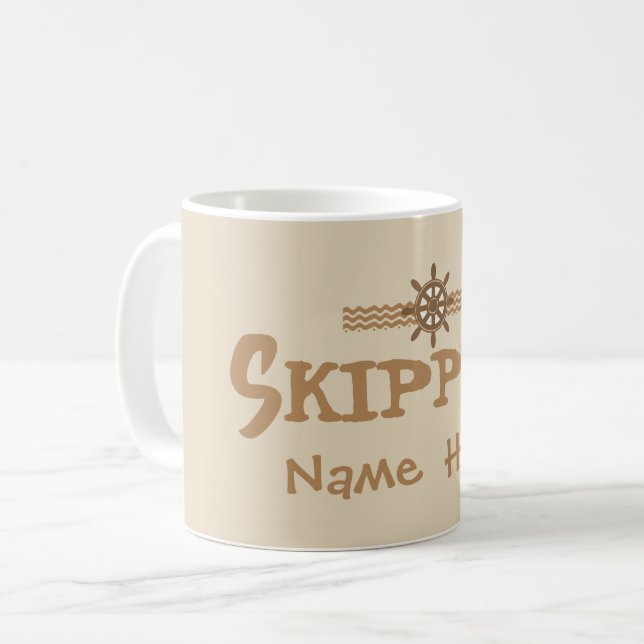 Kapitänbootsschale Kaffeetasse (Vorderseite Links)