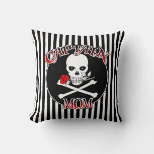 Kapitänmom Throw-Kissen Kissen