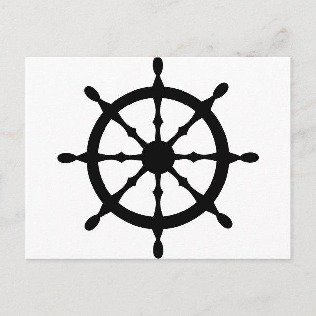 Kapitänslenkrad Postkarte (Vorderseite)