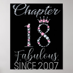 Kapitel 18 Fabelhaft seit 2007 18 Jahre alte Fraue Poster