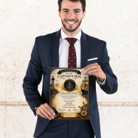 Kapitel 1 Anker Kompass Kapitäne Siegel Zertifikat
