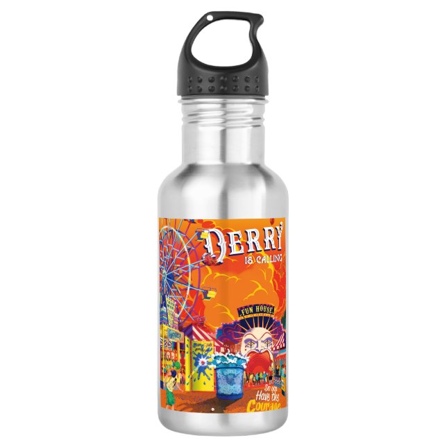 Kapitel 2 | Derry ruft Poster an Edelstahlflasche (Vorderseite)
