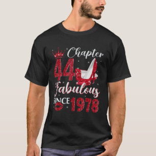 Kapitel 44 Fabelhaft Seit 1978 44. Geburtstag T-Shirt