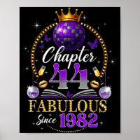 Kapitel 44 Seit 1982 Purple Disco Ball 44. Geburts