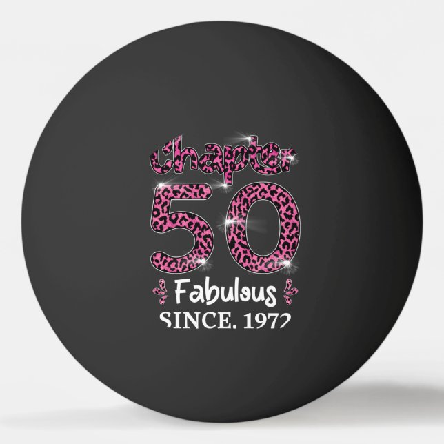 Kapitel 50 Fabelhaft seit 1972 Tischtennisball (Vorderseite)