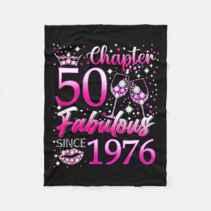 Kapitel 50 Fabelhaft seit 1976 50. Geburtstag Frau Fleecedecke
