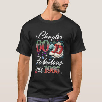 Kapitel 60 Fabelhaft EST 1965 60. Floraler Geburts T-Shirt