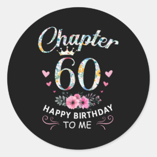 Kapitel 60 Happy an mich 60. Runder Aufkleber