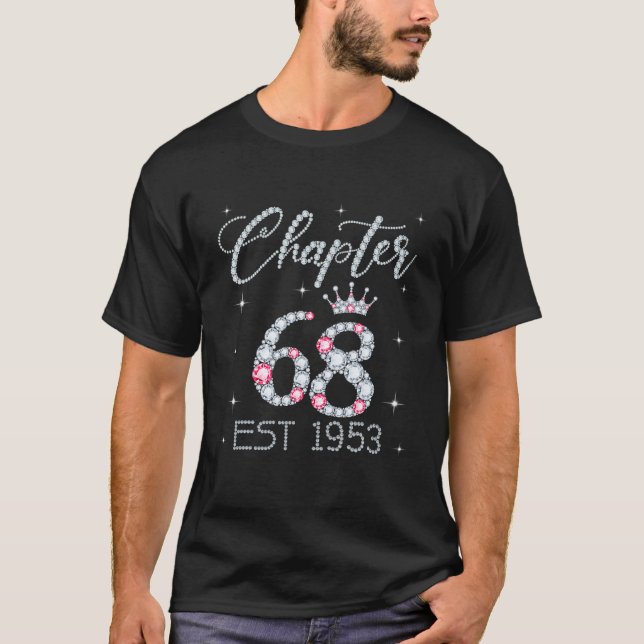 Kapitel 68 EST 1953 68th Birthday T-Shirt Geschenk (Vorderseite)