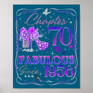 Kapitel 70 Fabelhaft seit 1956 Illustration Poster