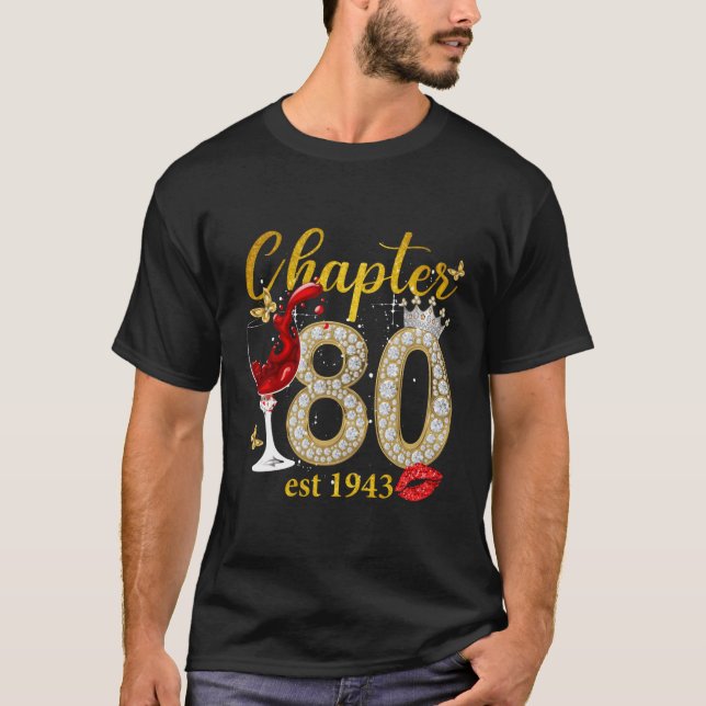 Kapitel 80 Fabelhaft seit 1943 80. T-Shirt (Vorderseite)