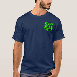 Kapitel "Connecticut" - Logo-Pocket grün T-Shirt