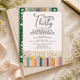 Kapitel Dreißig Florales Märchenbuch 30. Geburtsta Einladung