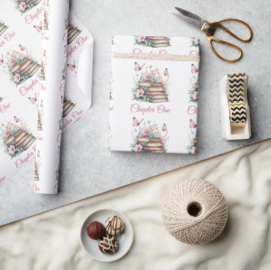 Kapitel Eins 1. Mädchen Buch Thema Erster Geburtst Geschenkpapier