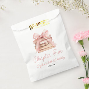 Kapitel Fünf Pink Bow Bücher 5. Geburtstagsfeier Geschenktütchen