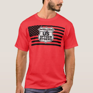 Kapitel Nordost-Alabama - Black Flag & Logo T-Shirt