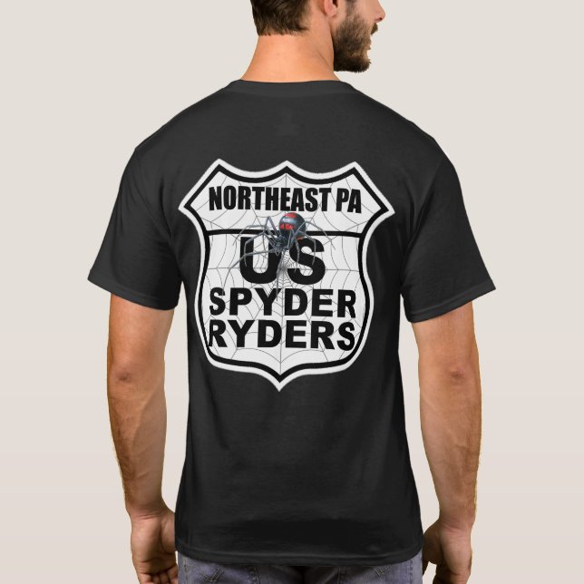 Kapitel Nordost-PA - Logos 2-seitige Pocket T-Shirt (Rückseite)