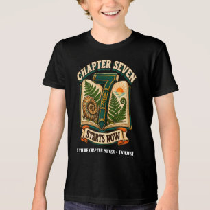 Kapitel Sieben Natur Leser Geburtstag Tri-Blend Shirt