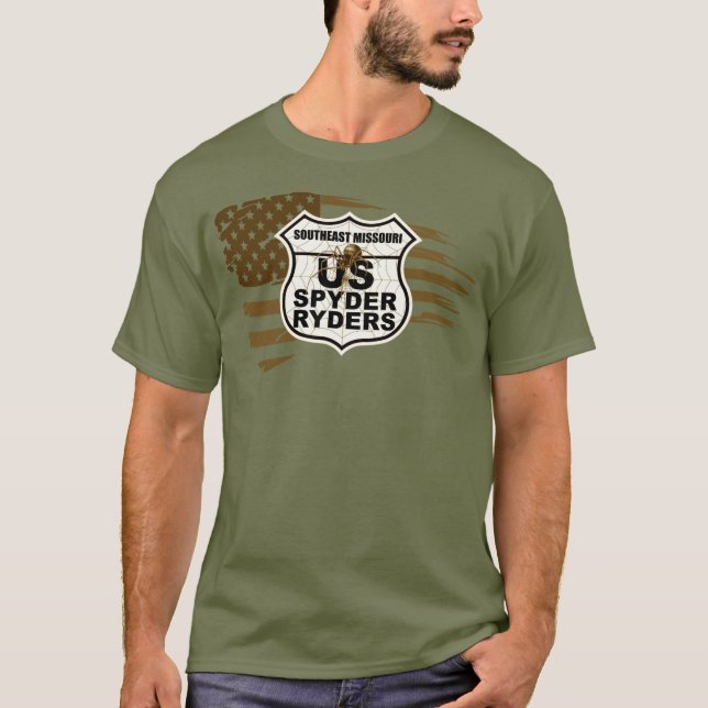 Kapitel Südost-Missouri - Tatzerisches Flaggensepi T-Shirt (Vorderseite)