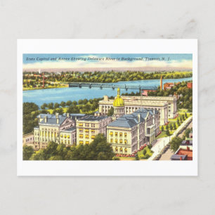 Kapitol des Bundesstaates in Trenton, New Jersey Postkarte