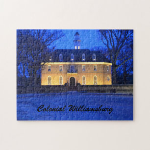 Kapitolgebäude bei Dämmerung, Colonial Williamsbur