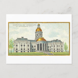 Kapitolgebäude in Jefferson City, Missouri Postkarte