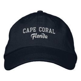 Kapkorallenflorida bestickt Baseballhut Bestickte Baseballkappe