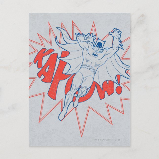 KAPOW! Batman Graphic Postkarte (Vorderseite)