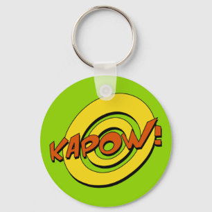 Kapow Comic-Buch-Schlüsselanhänger Schlüsselanhänger