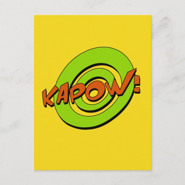 Kapow Comic Postkarte (Vorderseite)