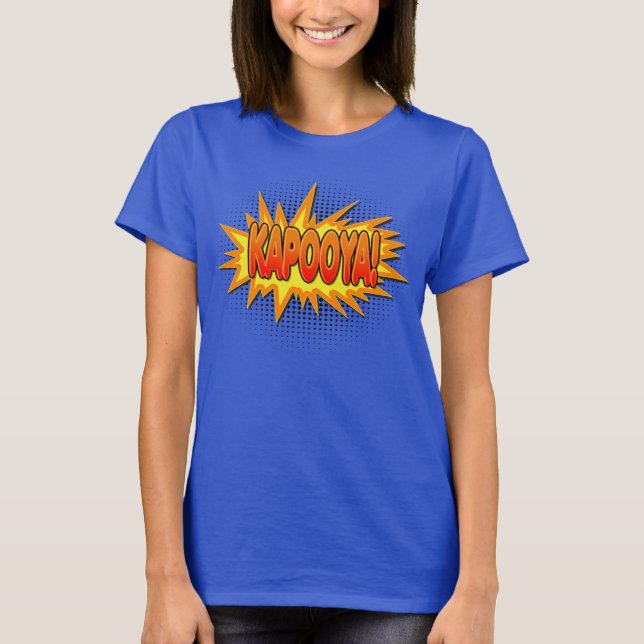 Kapoya Hail Storm Meme Comic Ausrufung T-Shirt (Vorderseite)