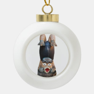 Kappa 河童 Handstand Keramik Kugel-Ornament