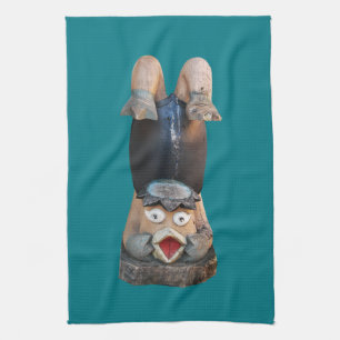 Kappa 河 童 Handstand Geschirrtuch