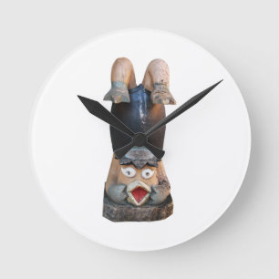 Kappa 河 童 Handstand Runde Wanduhr