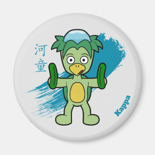 Kappa - Berühmtes japanisches Yokai Magnet